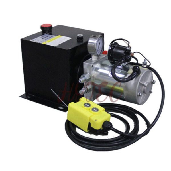 Single action trailer hydraulic power pack